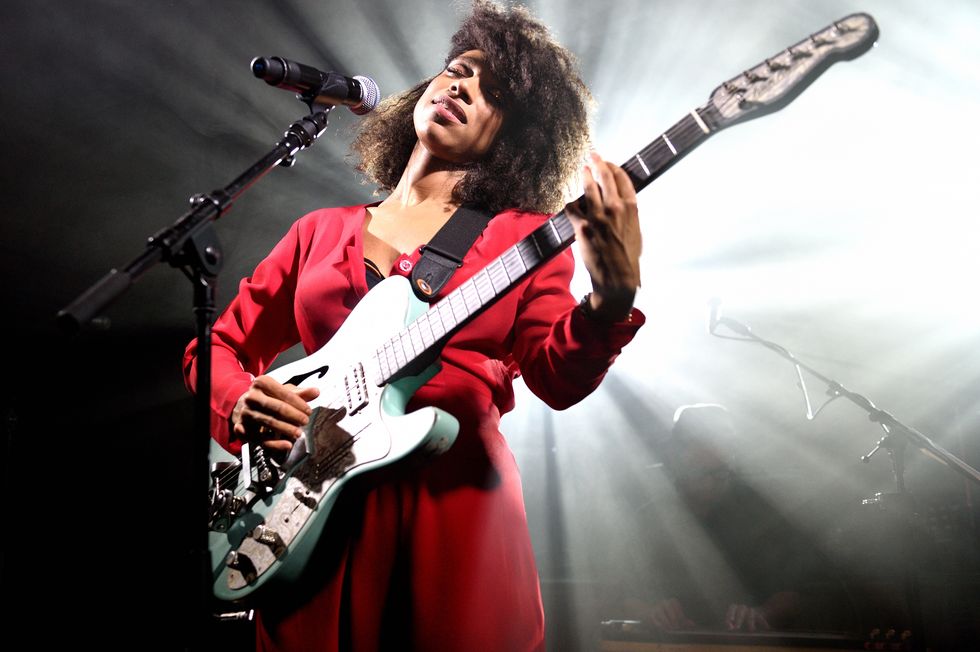 london, england   may 19 lianne la havas performs at wiltons music hall on may 19, 2015 in london, england  photo by gus stewartwireimage