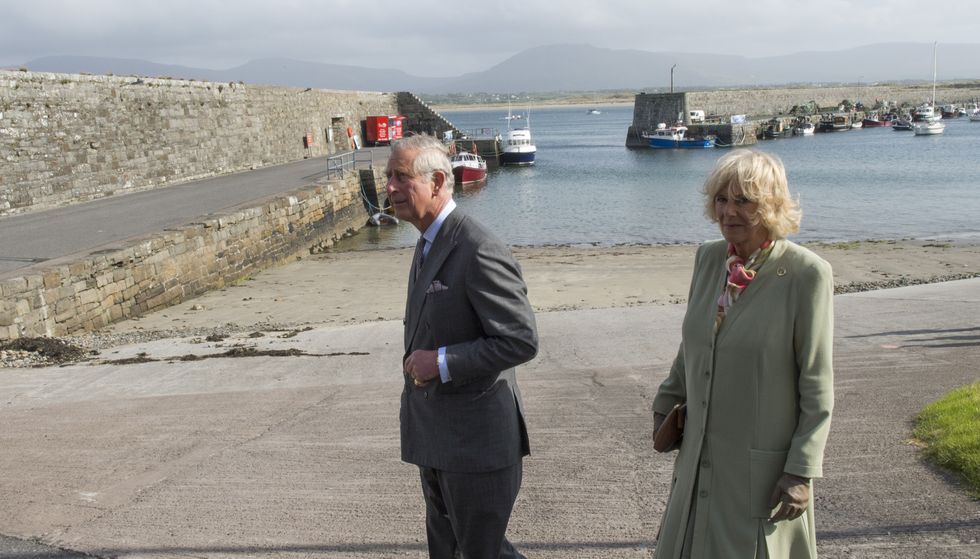 mullaghmore, ireland   may 20  prince charles, prince of wales and camilla, duchess of cornwall visit the village of mullaghmore, where his great uncle lord mountbatten was killed in an ira bomb attack in 1979, on may 20, 2015 in mullaghmore, ireland  the prince of wales and duchess of cornwall arrived in ireland yesterday for their four day visit to the republic and northern ireland, the visit has been described by the british embassy as another important step in promoting peace and reconciliation  photo by arthur edwards  pool getty images