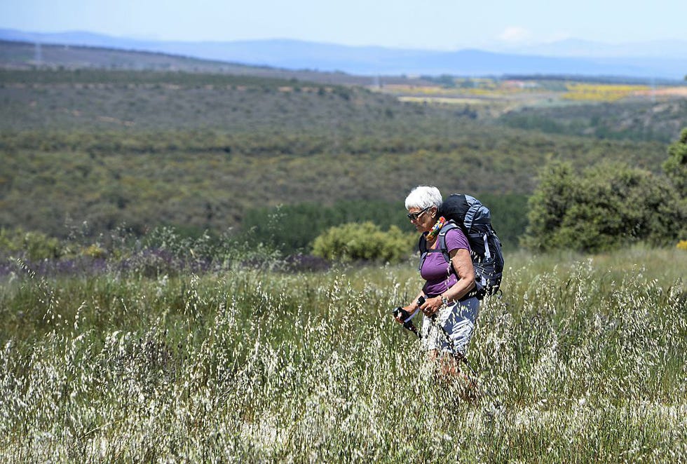 camino de santiago entre astorga y foncebadón
