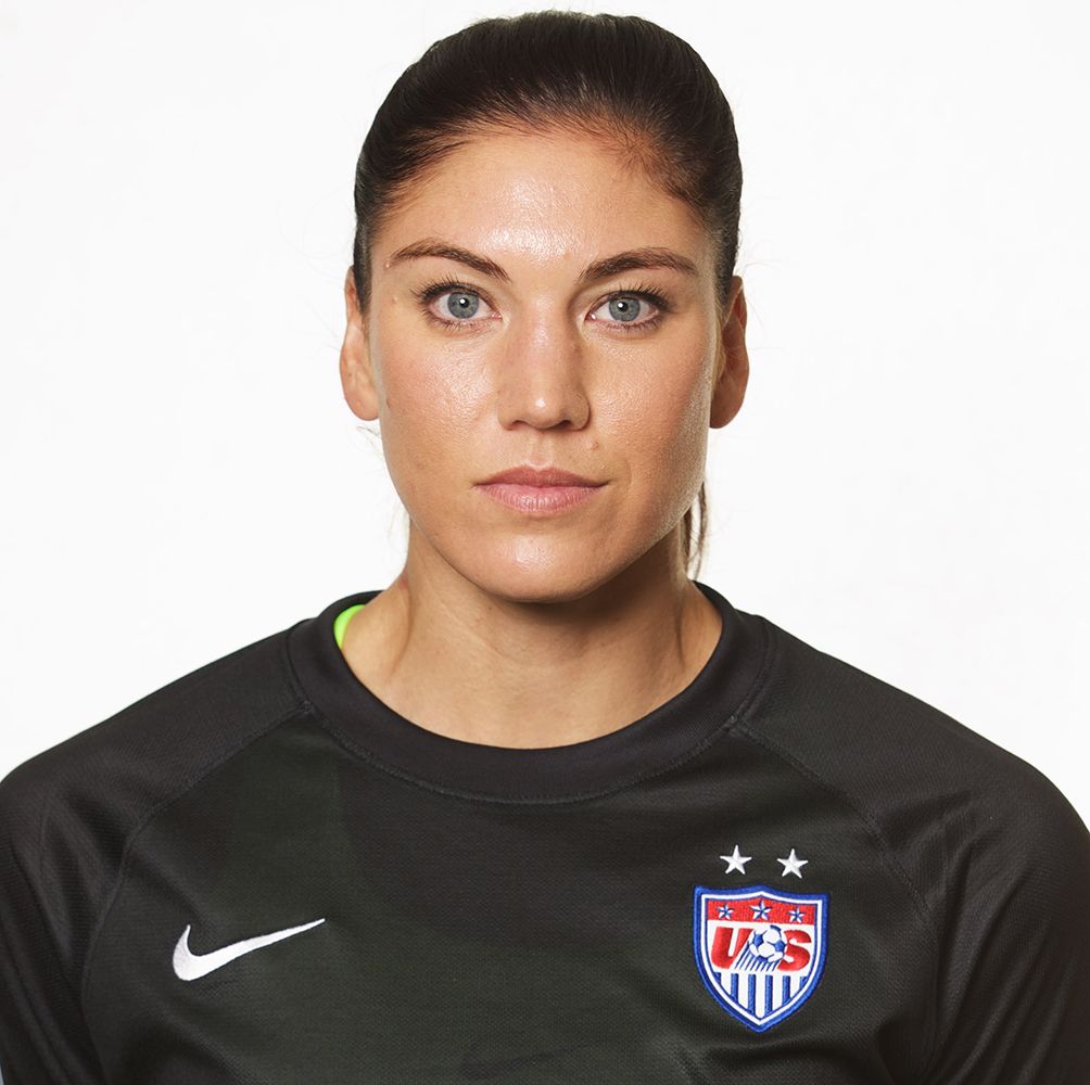 For U.S. women's soccer goalie Solo, no goals, no comment