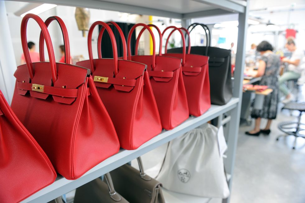 Mini Red Birkin Bag 25 Outfit Idea