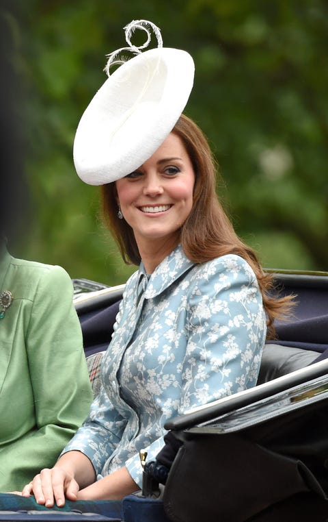 Kate Middleton Wears Blue Dress to Trooping the Colour - Duchess of ...