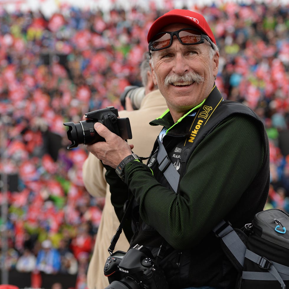 lenzerheide, switzerland   march 16 jeff shiffrin father of mikaela shiffrin at the audi fis alpine skiing world cup finals slalom on march 16, 2014 in lenzerheide, switzerland photo by mitchell gunngetty images