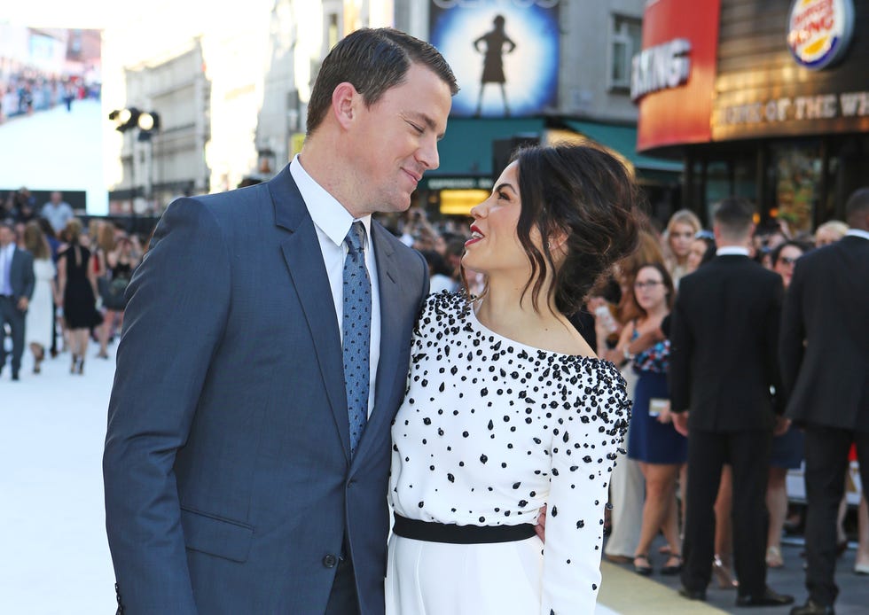 Channing Tatum and Jenna Dewan at Magic Mike XXL premiere