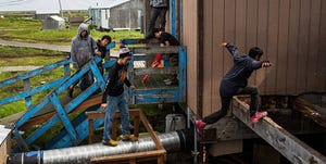 newtok alaska permafrost climate change