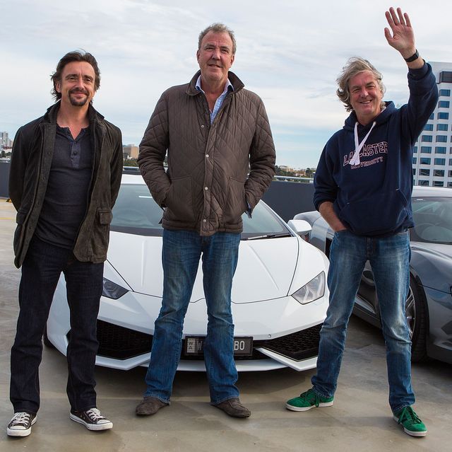 perth, australia july 17 l r richard hammond, jeremy clarkson and james may during a press event on july 17, 2015 in perth, australia photo by matt jelonekwireimage