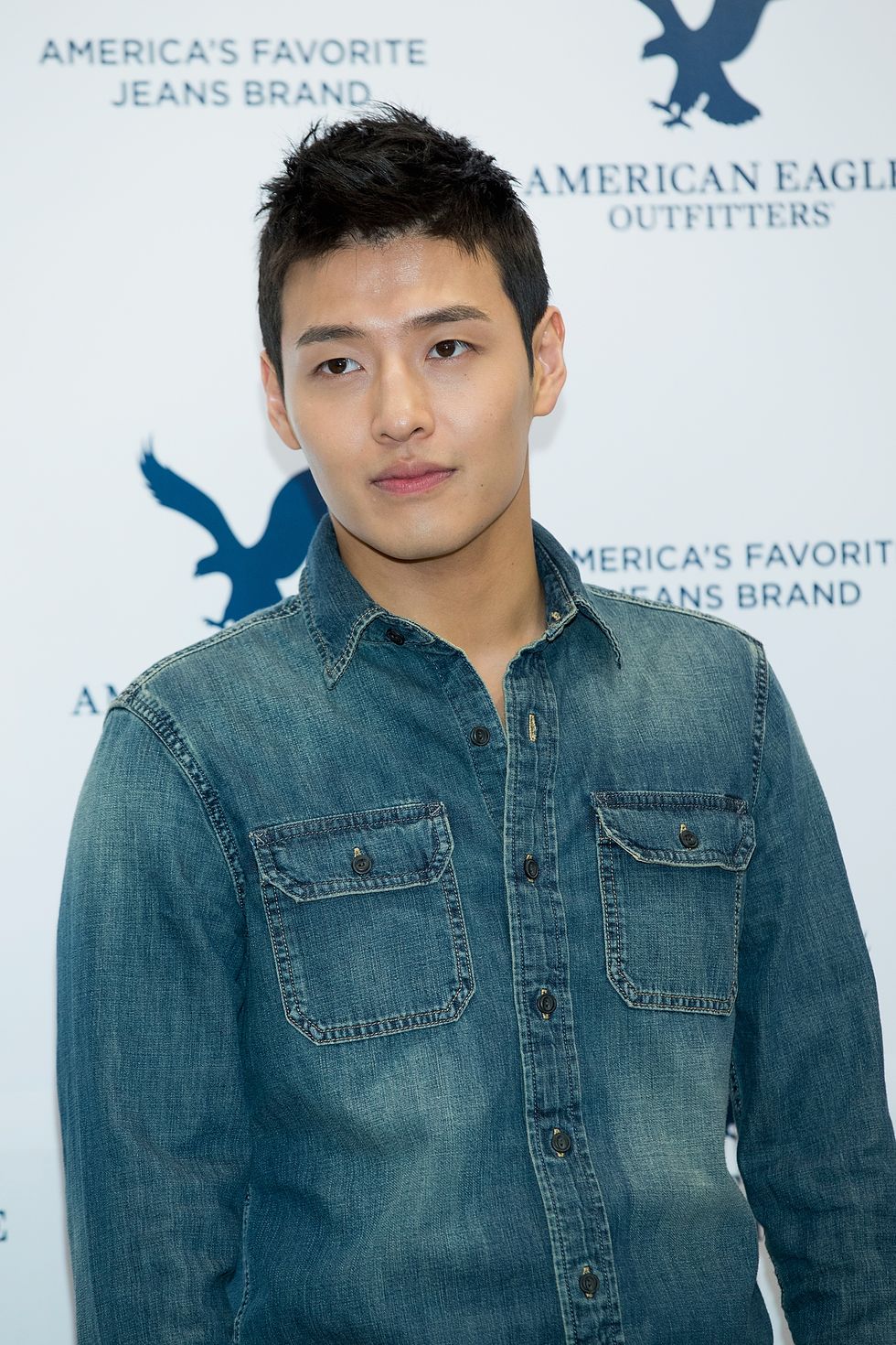 seoul, south korea   july 17  south korean actor kang ha neul attends the opening event for american eagle outfitters at lotte department store on july 17, 2015 in seoul, south korea  photo by han myung guwireimage