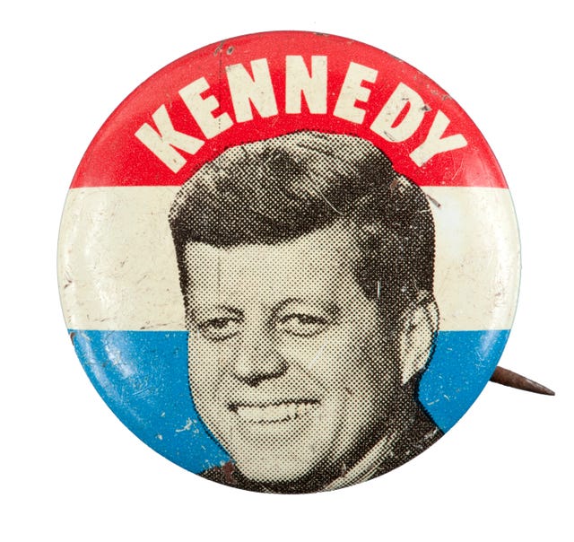 John F Kennedy JFK Pin