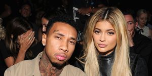 new york, ny   september 12  tyga l and kylie jenner attend the alexander wang spring 2016 fashion show during new york fashion week at pier 94 on september 12, 2015 in new york city  photo by craig barrittgetty images