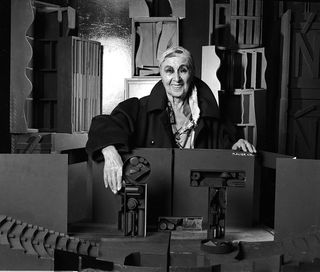 Sculptor Louise Nevelson