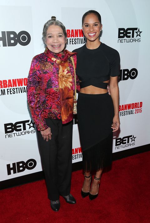 new york, ny   september 26  ballet danceractress raven wilkinson and ballerina misty copeland attend the closing night screening of a ballerinas tale on day 4 of the 2015 urbanworld film festival at amc empire 25 theater on september 26, 2015 in new york city  photo by j countessgetty images