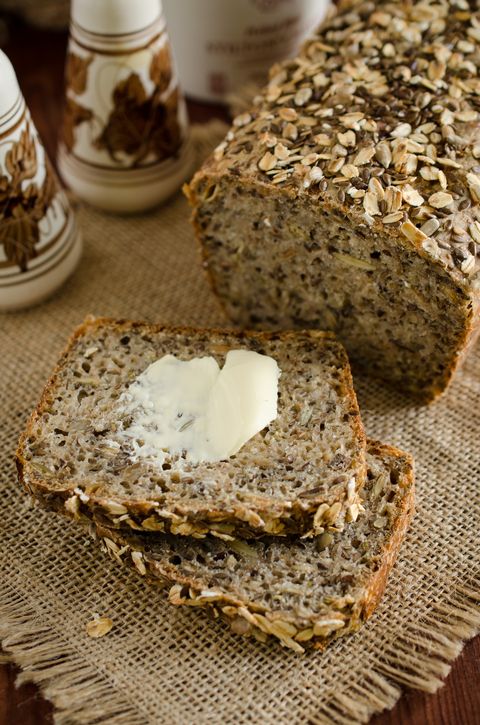 Wholegrain wheat and rye sourdough bread