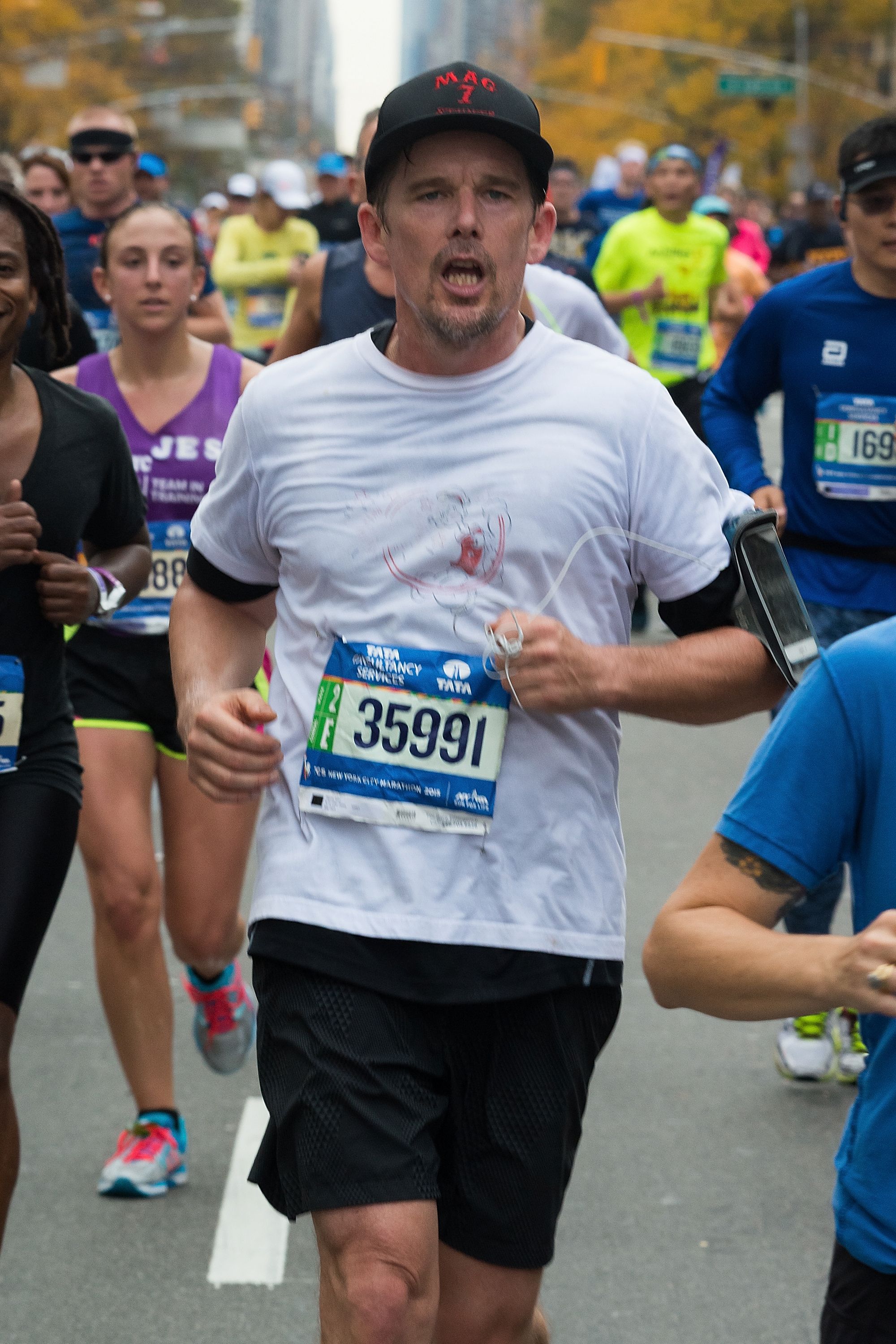 Glam black shop 10k running t-shirt