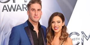 nashville, tn   november 04  shawn booth and kaitlyn bristowe attend the 49th annual cma awards at the bridgestone arena on november 4, 2015 in nashville, tennessee  photo by taylor hillgetty images