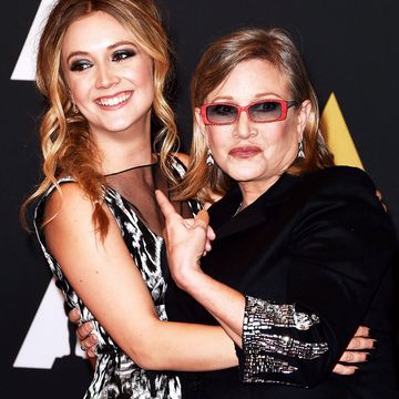 hollywood, ca   november 14  actresses carrie fisher l and billie catherine lourd attend the academy of motion picture arts and sciences 7th annual governors awards at the ray dolby ballroom at hollywood  highland center on november 14, 2015 in hollywood, california  photo by kevin wintergetty images