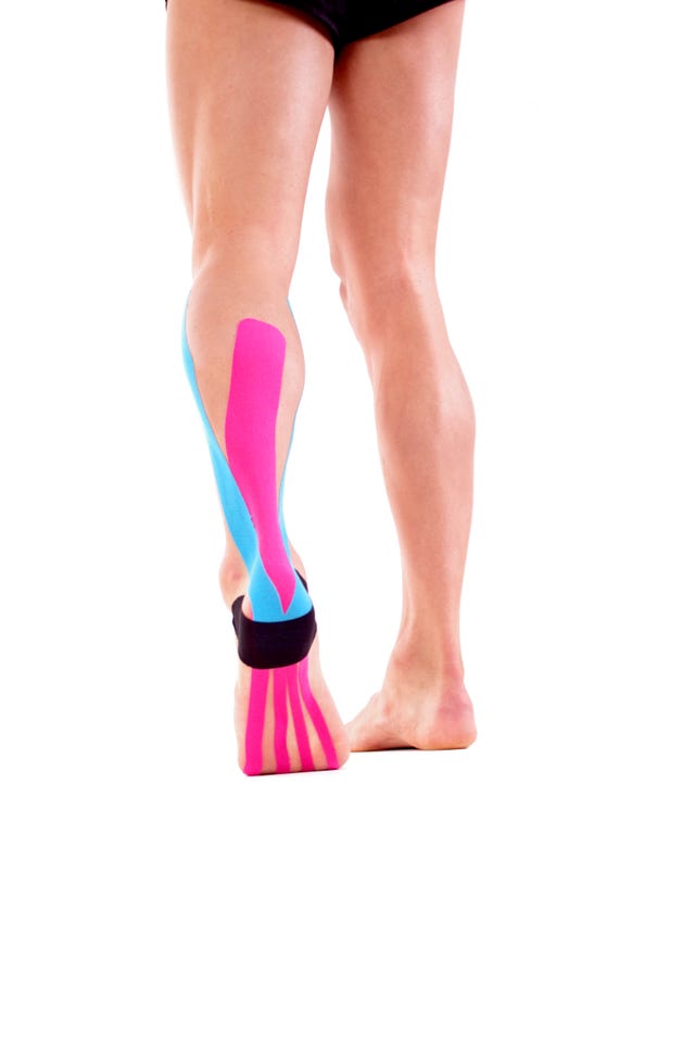 kinesiology tape runner ankle