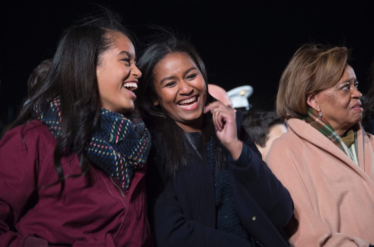 Malia And Sasha Obama Respond To Donald Trump Win Barack Obamas