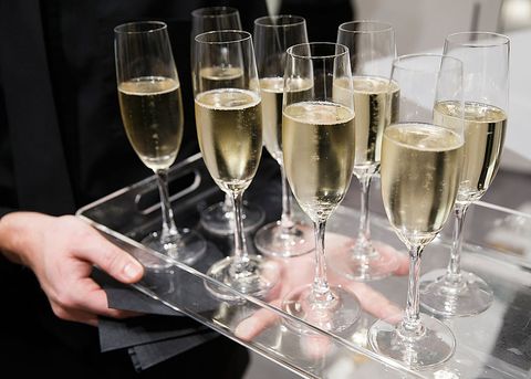champagne tray
