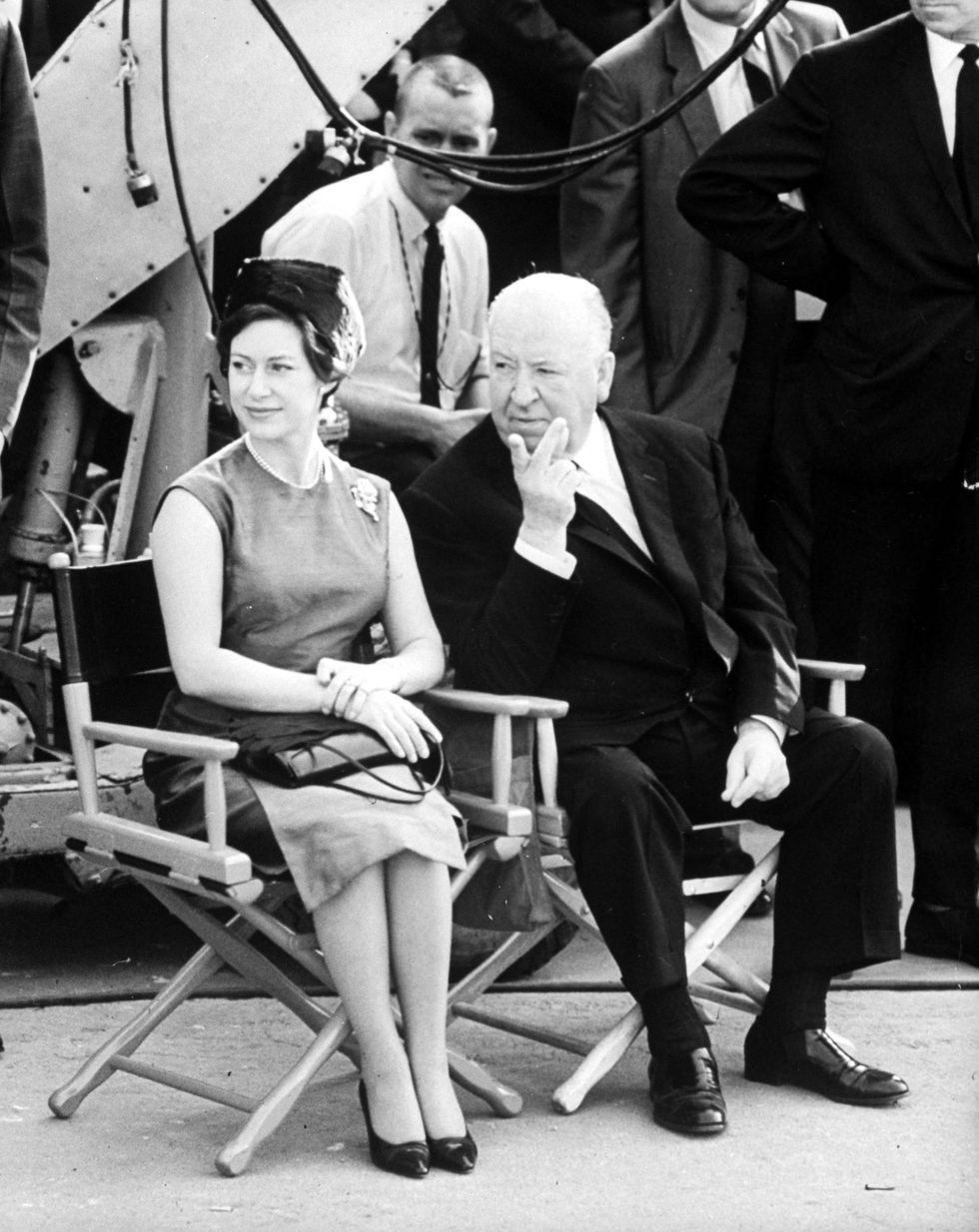 Princess Margaret and Alfred Hitchcock