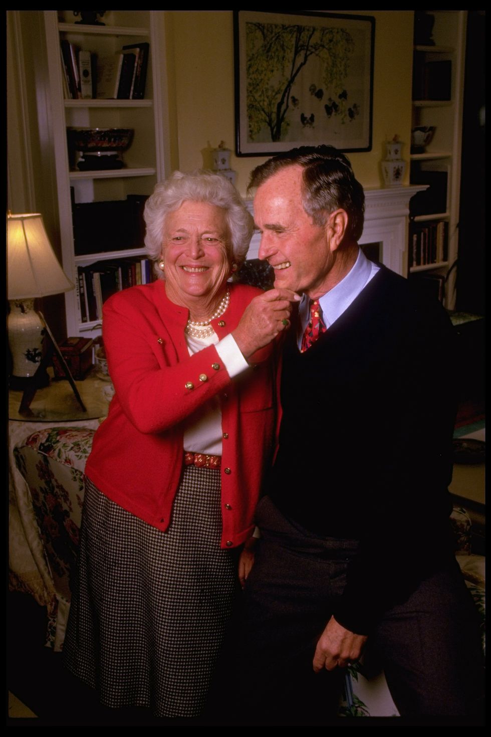 Barbara and George Bush