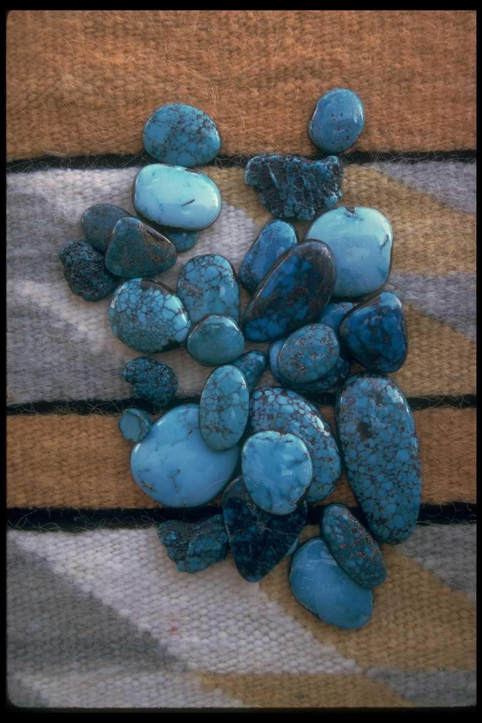 polished turquoise stones
