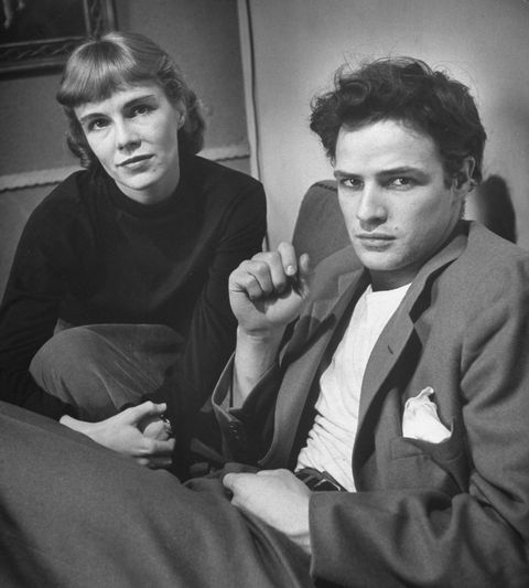 actor marlon brando sitting w his actress sister jocelyn brando  photo by lisa larsenthe life images collection via getty imagesgetty images