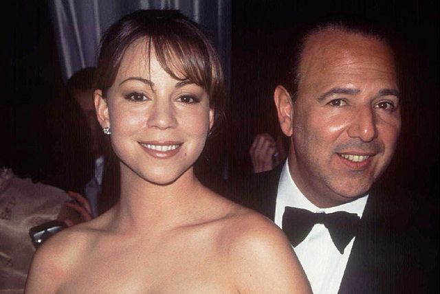 l r pop singer mariah carey being embraced by her husband sony music chief tommy mottola at unident event  photo by marion curtisdmithe life picture collection via getty images