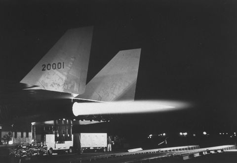 on the eve of the b70s test flight  photo by ralph cranethe life picture collection via getty images