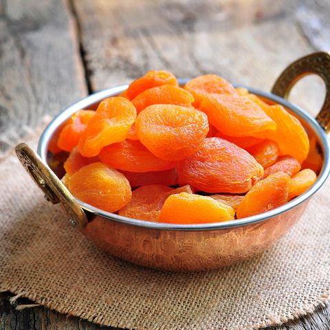foods high in potassium: dried apricots