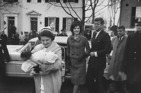 The Kennedys Arrive Home With John Jr.