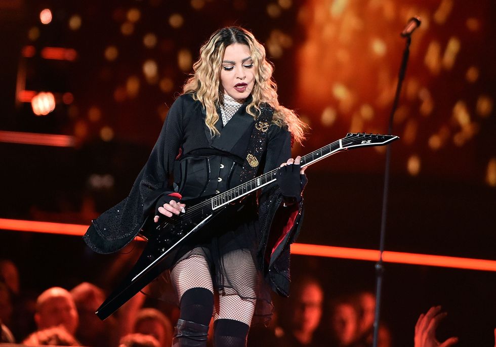 atlanta, georgia   january 20  madonna performs in concert during her rebel heart tour at philips arena on january 20, 2016 in atlanta, georgia  photo by paras griffingetty images