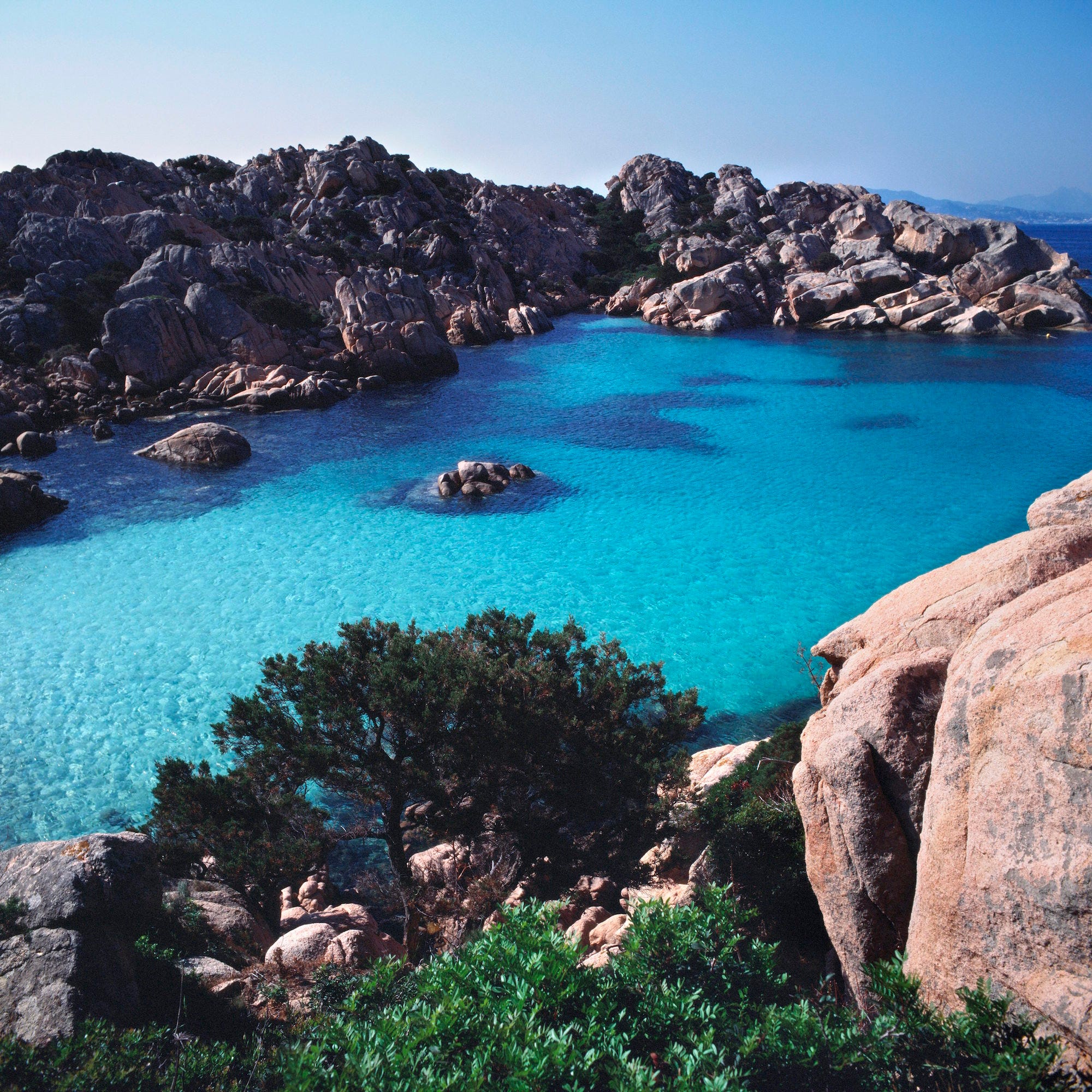 Europe. Italy. Sardinia. Caprera. Cala Coticcio