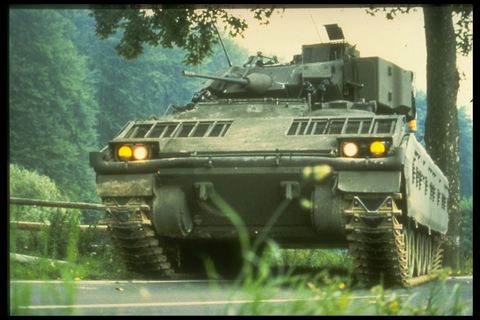 us army m23 bradley fighting vehicle in sylvan setting during nato reforger 1984 exercises west germany  photo by time life picturesus armythe life picture collection via getty images