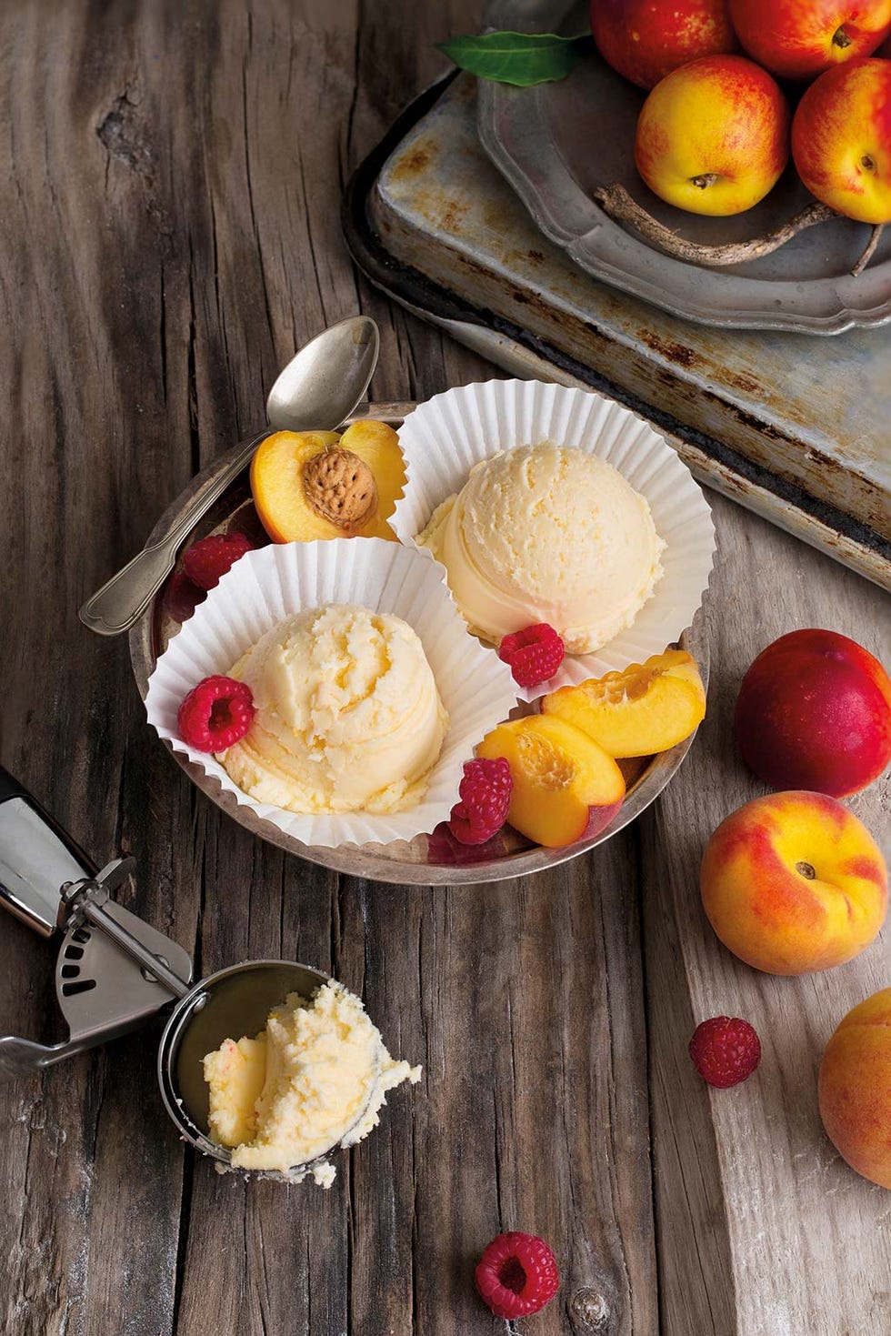 helado con mix de sabores