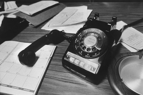 when employees leave their offices unattended, the phone is removed from the hook and all the buttons are pushed, which produces a signal which will scare off would be robbers  photo by co rentmeesterthe life picture collection via getty images