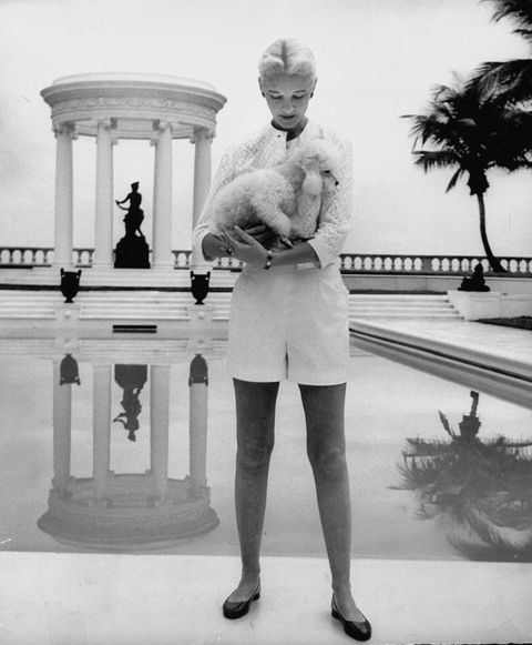 C.Z. Guest at her home in Palm Beach in 1956