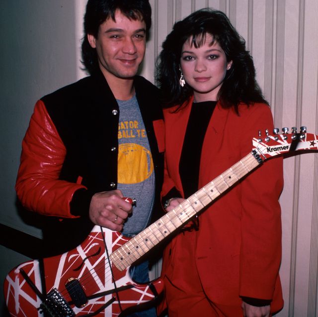 musician eddie van halen and wife, actress valerie bertinelli  photo by ann clifforddmithe life picture collection via getty images