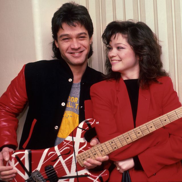 musician eddie van halen and wife, actress valerie bertinelli  photo by ann clifforddmithe life picture collection via getty images