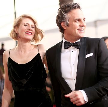 los angeles, ca january 30 actor mark ruffalo r and sunrise coigney attend the 22nd annual screen actors guild awards at the shrine auditorium on january 30, 2016 in los angeles, california 25650018 photo by christopher polkgetty images for turner