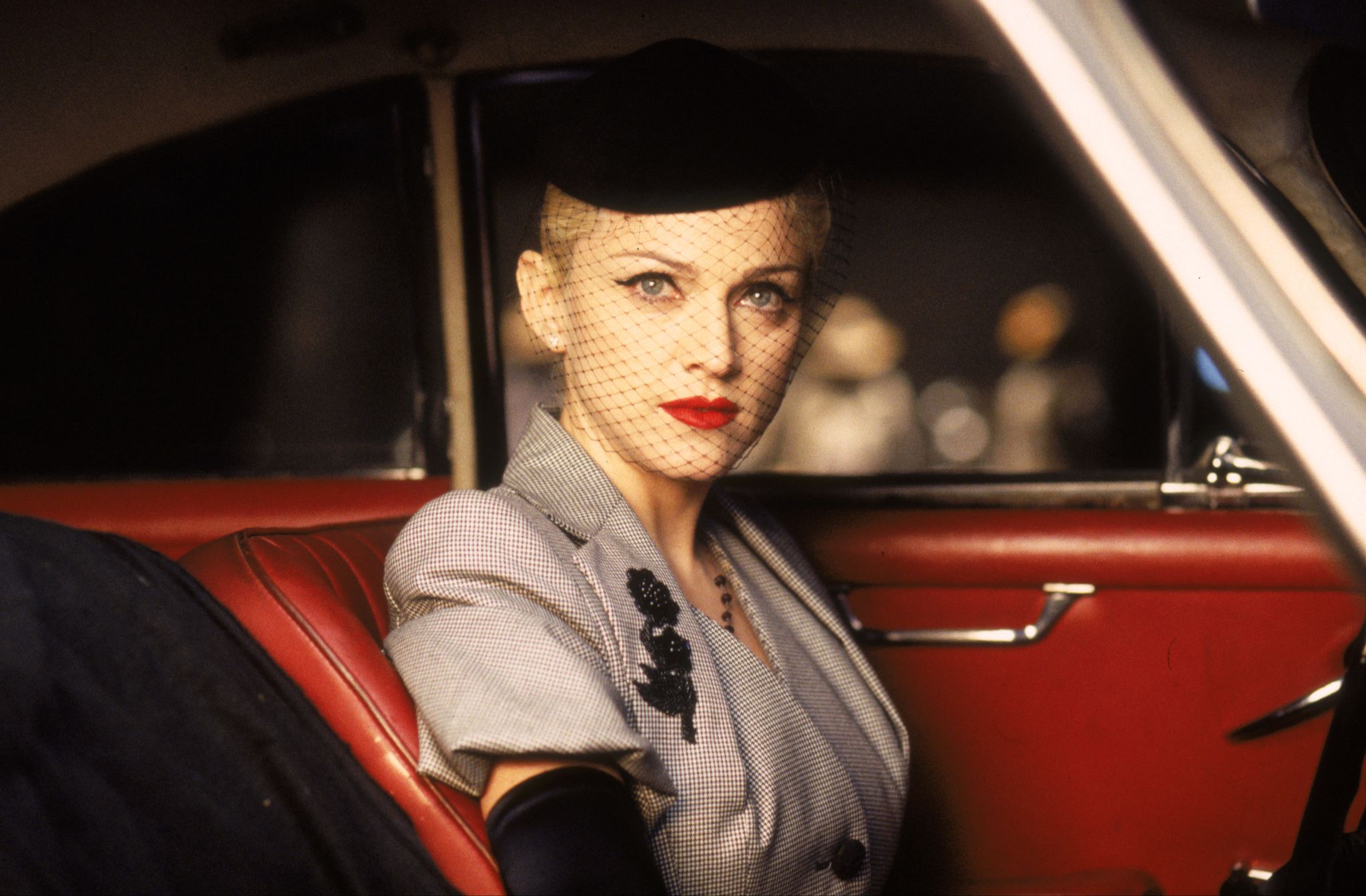 Madonna During 'Take A Bow' Video Shoot