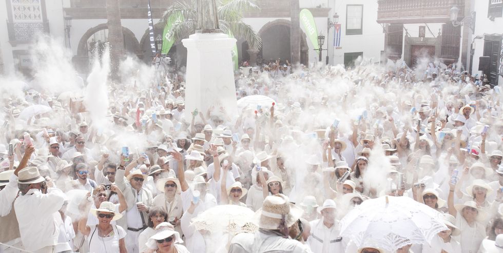 White, Crowd, Event, Ritual, Ceremony, 