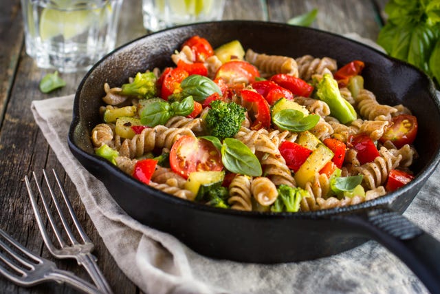 Dish, Food, Cuisine, Rotini, Ingredient, Pasta salad, Vegetable, Fusilli, Vegetarian food, Produce, 