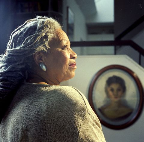 Toni Morrison Poses In Manhattan Apartment