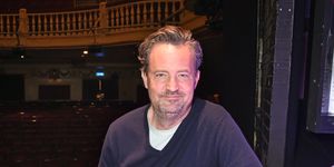 london, england february 08 matthew perry poses at a photocall for the end of longing, a new play which he wrote and stars in at the playhouse theatre, on february 8, 2016 in london, england photo by david m benettdave benettgetty images