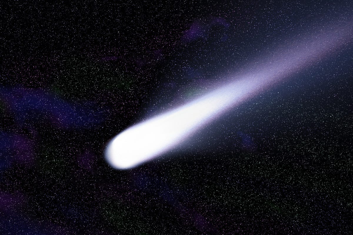 La cometa di Halley va verso il Sole: quando vederla dall’Italia