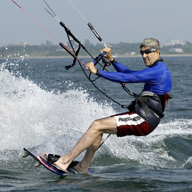 John Kerry Kitesurfing