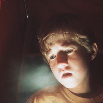 frightened by his paranormal powers, 8 year old cole sear haley joel osment is too young to understand his purpose in the sixth sense 1999 spyglass entertainment group, lp all rights reserved photo by getty images