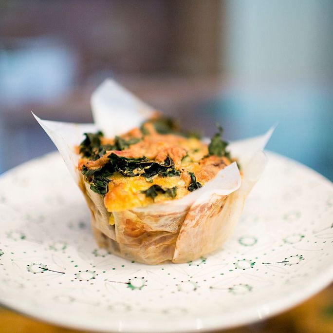 Sourced - hand-held mini frittata from Fantail bakery on Roncesvalle.