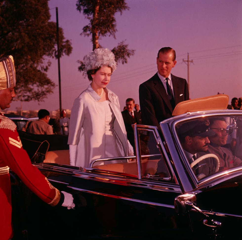 queen elizabeth ii and prince philip in delhi during a state visit to india, 21st january 1961 photo by fox photoshulton archivegetty images