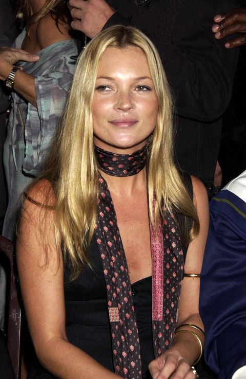 london   september 19  embargoed for publication in uk tabloid newspapers until 48 hours after create date and time  kate moss attends the springsummer 2005 frost french fashion event during london fashion week september 19, 2004 at deco in london  photo by dave benettgetty images